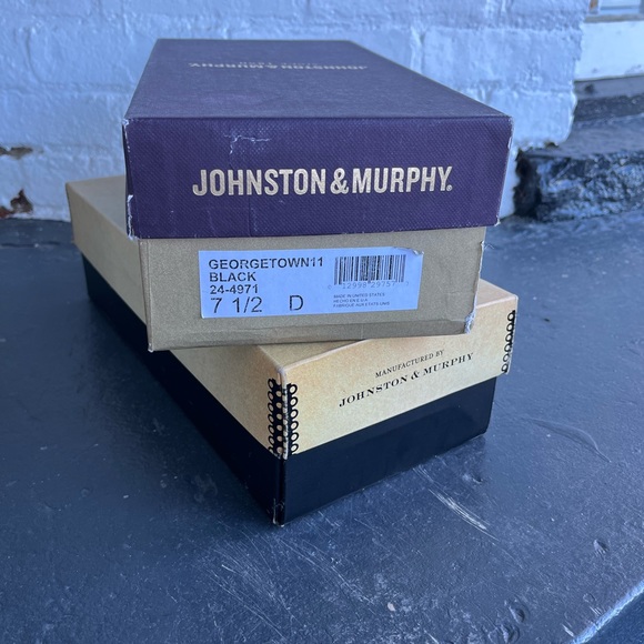 VINTAGE AND UNWORN!! Johnston & Murphy Georgetown, 7.5D captoe made in the USA - Picture 5 of 5